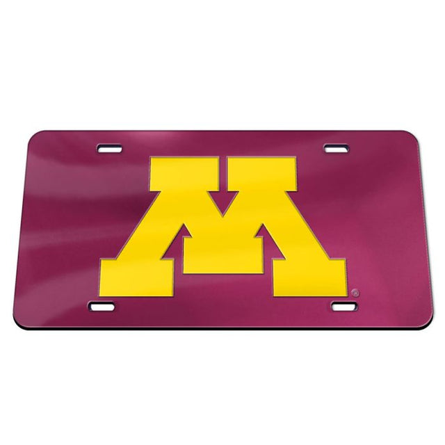 Minnesota Golden Gophers Acrylic Classic License Plates