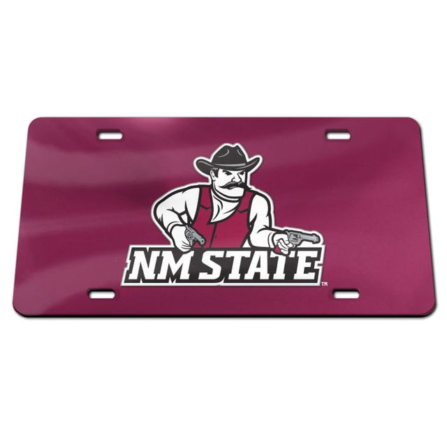 Matrícula acrílica especial de New Mexico State Aggies