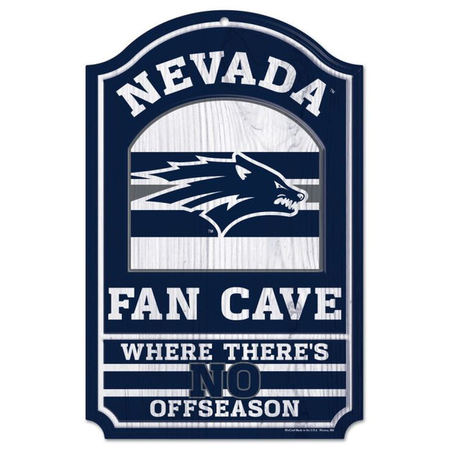 Nevada Wolf Pack Wood Sign 11" x 17" 1/4" thick