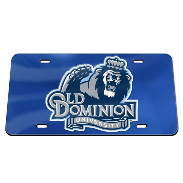 Old Dominion Monarchs Specialty Acrylic License Plate