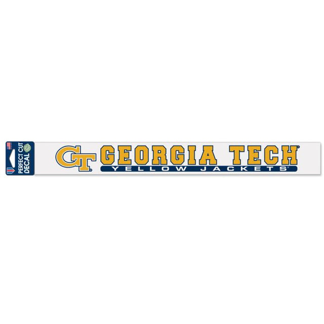 Georgia Tech Yellow Jackets Perfect Cut Decals 2" x 17"