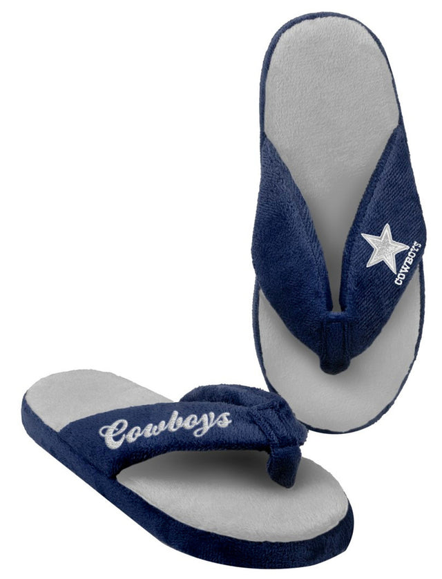 Dallas Cowboys Slipper - Women Thong Flip Flop - (1 Pair) - S