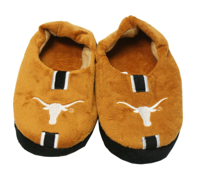 Pantuflas Texas Longhorns, para jóvenes, talla 4 a 7, talla 8 a 9, rayas (1 par), talla S