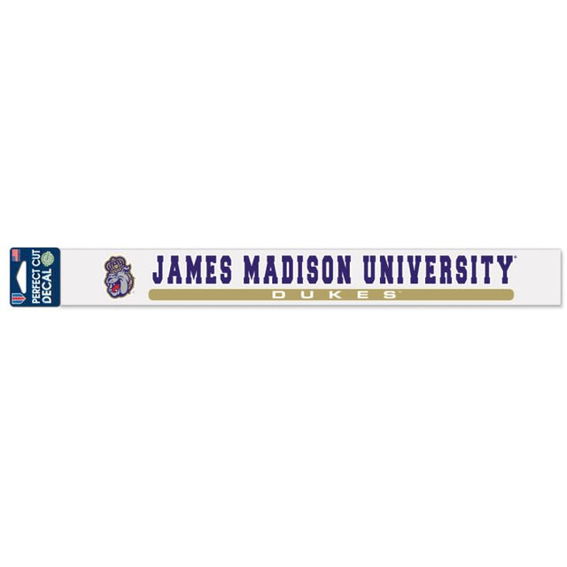 James Madison Dukes Perfect Cut Decals 2" x 17"