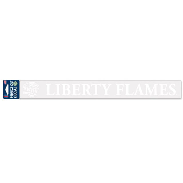 Liberty Flames Perfect Cut Decals 2" x 17"