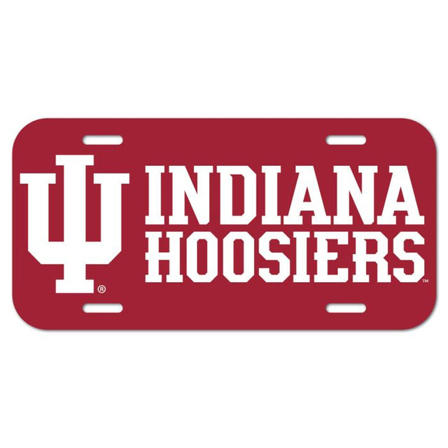 Indiana Hoosiers License Plate