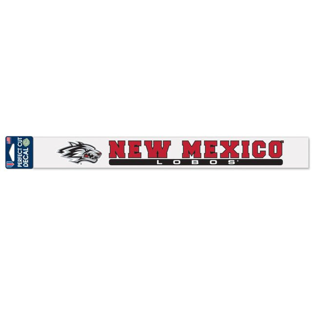 New Mexico Lobos Perfect Cut Decals 2" x 17"