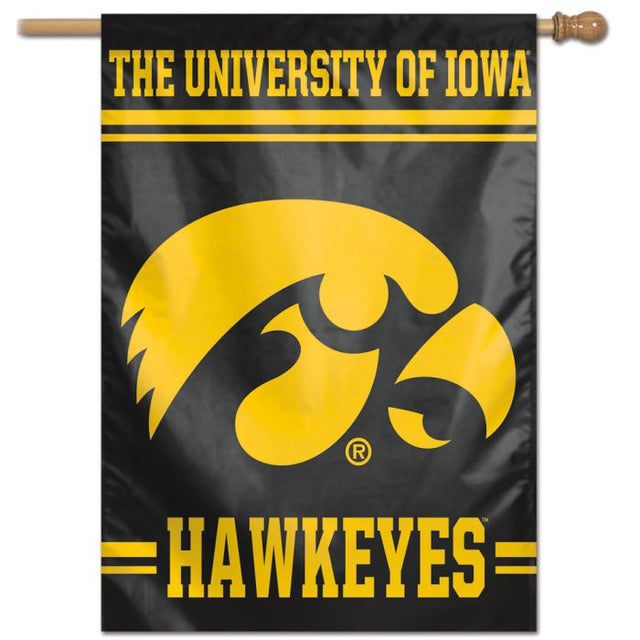 Iowa Hawkeyes Vertical Flag 28" x 40"