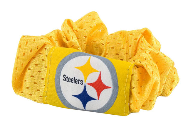 Cola de caballo con rizos de los Pittsburgh Steelers, color dorado