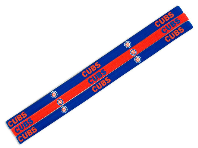 Chicago Cubs Elastic Headbands