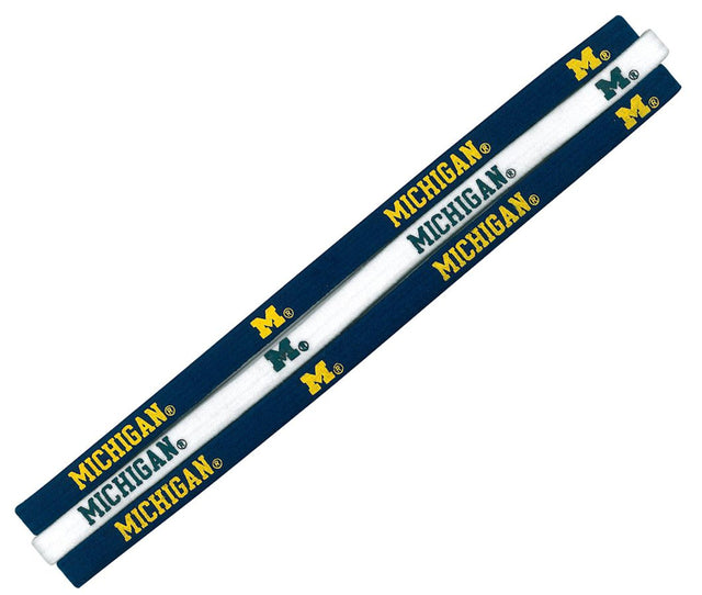 Michigan Wolverines Elastic Headbands