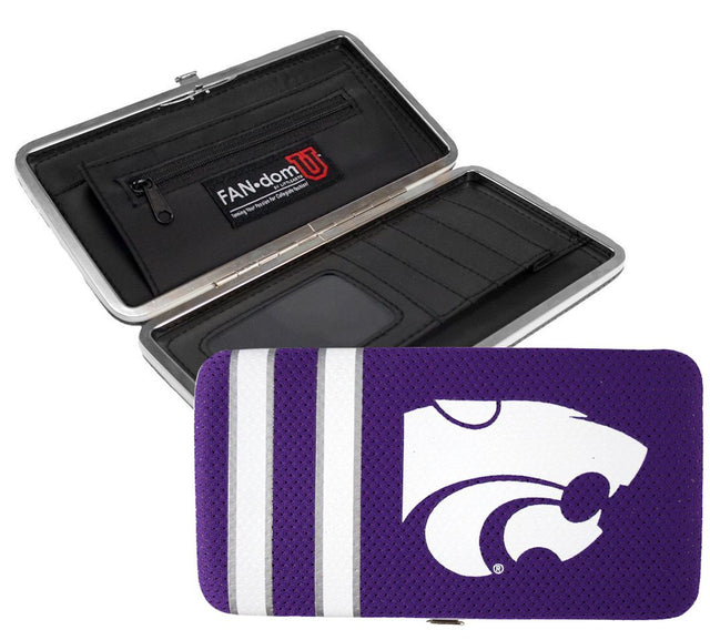 Cartera de malla con diseño de concha de los Kansas State Wildcats