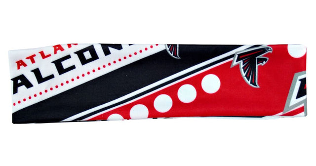 Diadema elástica estampada de los Atlanta Falcons