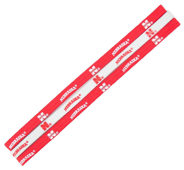 Nebraska Cornhuskers Elastic Headbands