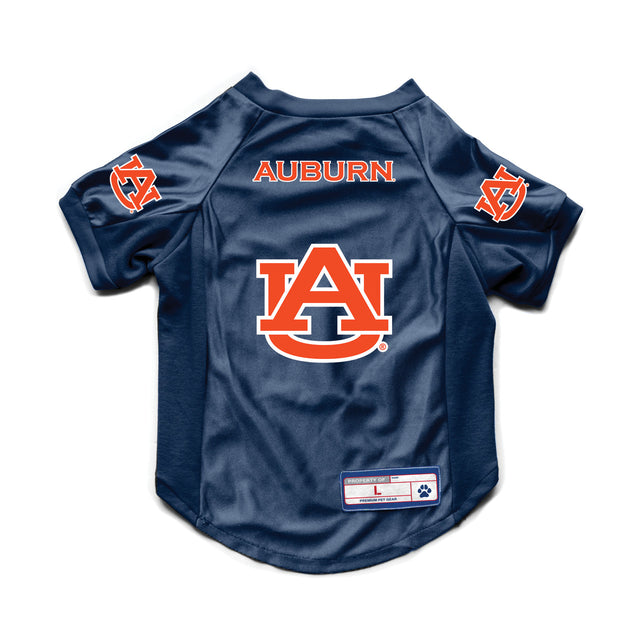 Jersey elástico para mascotas Auburn Tigers, talla grande para perros