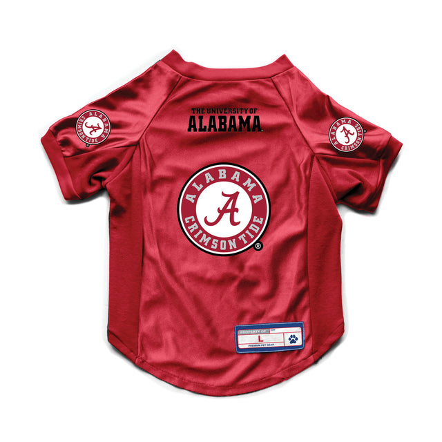 Jersey elástico para mascotas Alabama Crimson Tide, talla grande, para perros