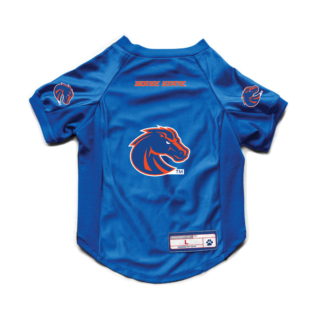 Jersey elástico para mascotas de los Boise State Broncos, talla grande, para perros