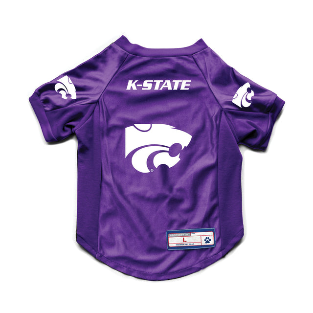 Jersey elástico para mascotas de Kansas State Wildcats, talla grande, para perros