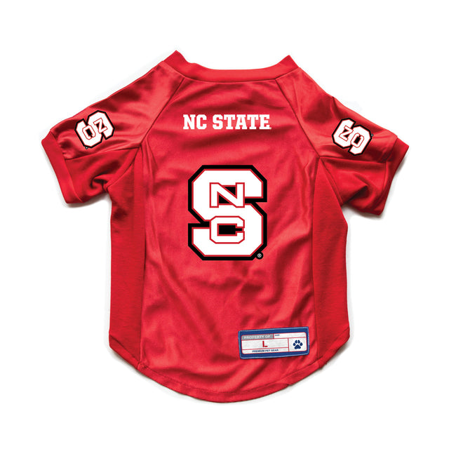 Jersey elástico para mascotas de North Carolina State Wolfpack, talla grande, para perros