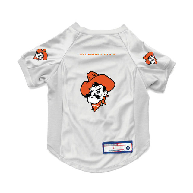 Camiseta elástica para mascotas de los Oklahoma State Cowboys, talla grande, para perros