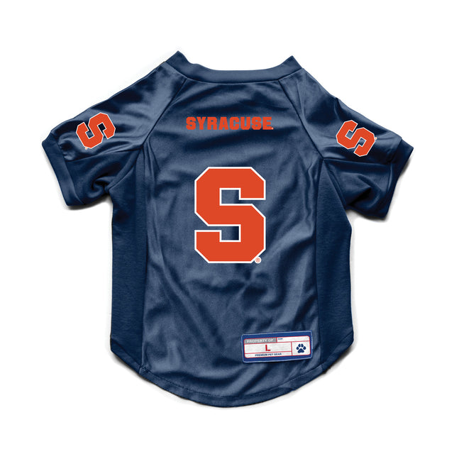 Jersey elástico para mascotas Syracuse Orange, talla grande para perros