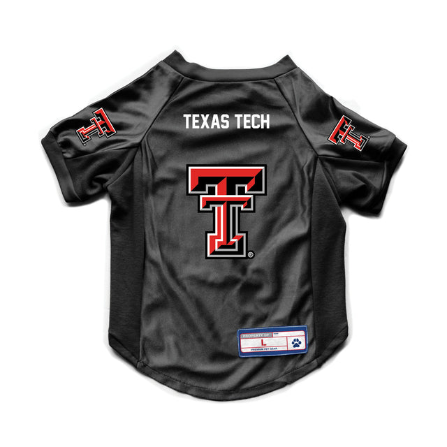 Camiseta elástica para mascotas de los Texas Tech Red Raiders, talla grande para perros