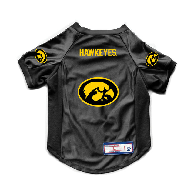 Jersey elástico para mascotas de Iowa Hawkeyes, talla grande para perros