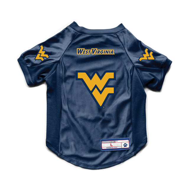 Jersey elástico para mascotas de West Virginia Mountaineers, talla grande para perros