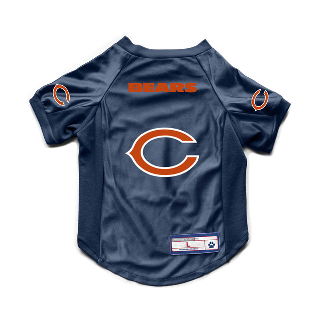 Jersey elástico para mascotas de los Chicago Bears, talla grande, para perros