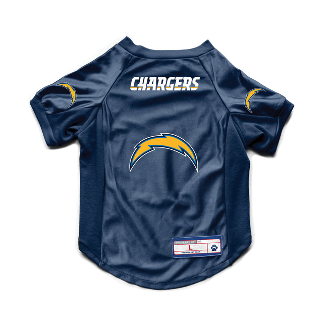 Jersey elástico para mascotas de Los Angeles Chargers, talla grande, para perros