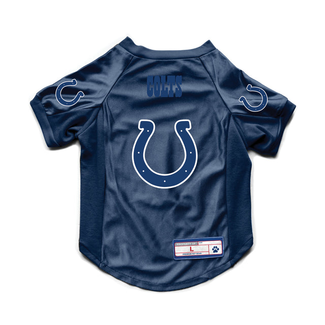 Jersey elástico para mascotas de los Indianapolis Colts, talla grande, para perros