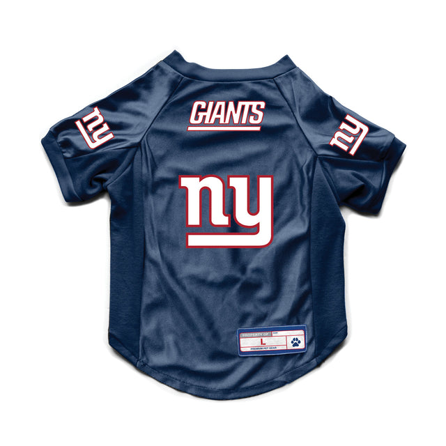 Jersey elástico para mascotas de los New York Giants, tamaño grande, para perros