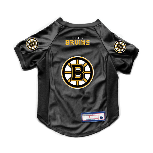 Jersey elástico para mascotas Boston Bruins, talla grande, para perros