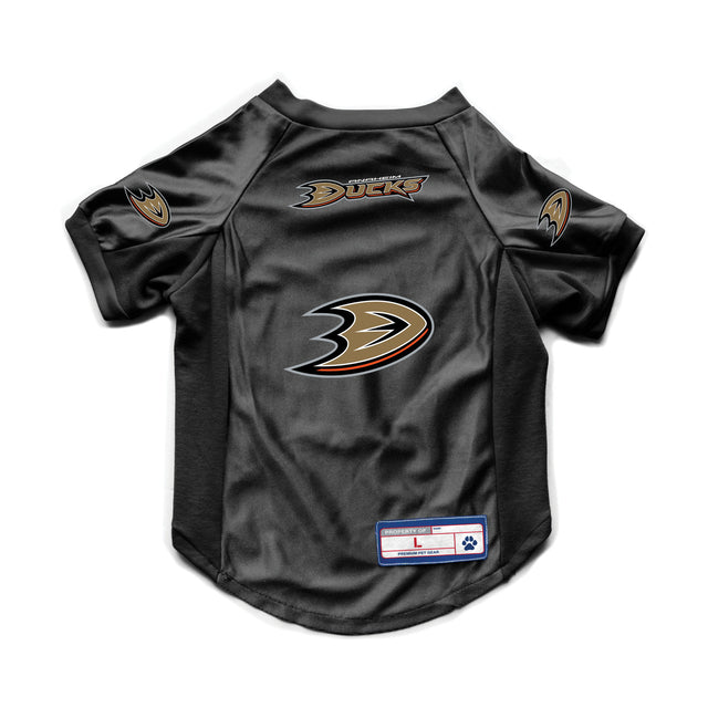 Jersey elástico para mascotas Anaheim Ducks, talla grande, para perros