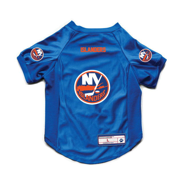 Jersey elástico para mascotas de los New York Islanders, talla grande para perros