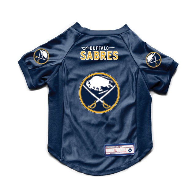 Jersey elástico para mascotas Buffalo Sabres, talla grande, para perros