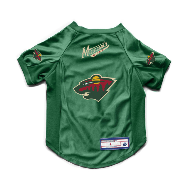 Minnesota Wild Pet Jersey Stretch Size Big Dog