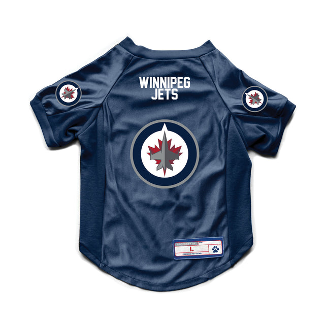 Jersey elástico para mascotas de los Winnipeg Jets, talla grande, para perros