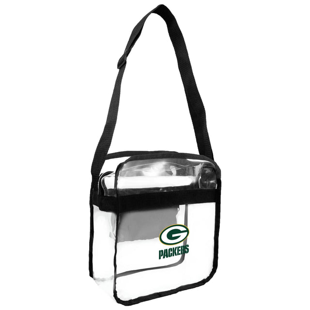 Bolso bandolera transparente de los Green Bay Packers