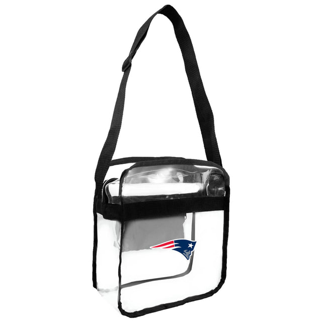 Bolso bandolera transparente de los New England Patriots