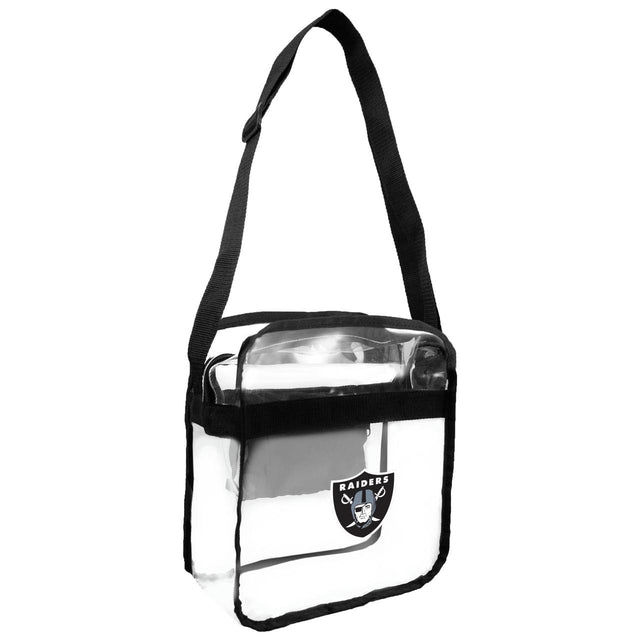 Bolso bandolera transparente de los Raiders de Las Vegas