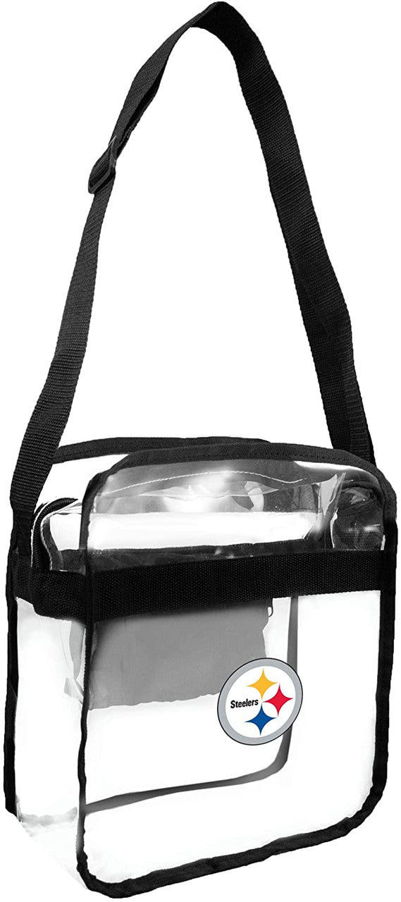 Bolso bandolera transparente de los Pittsburgh Steelers