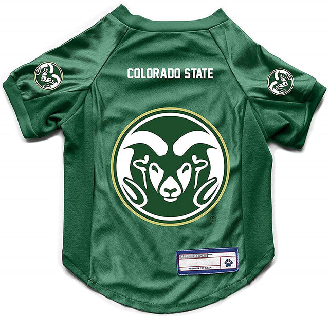 Camiseta elástica para mascota de los Colorado State Rams, talla L