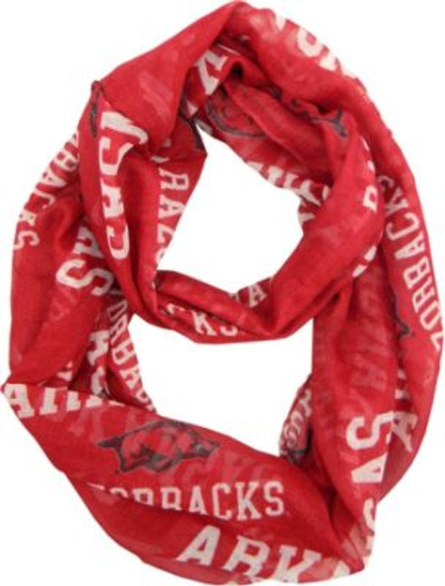 Arkansas Razorbacks Scarf Infinity Style