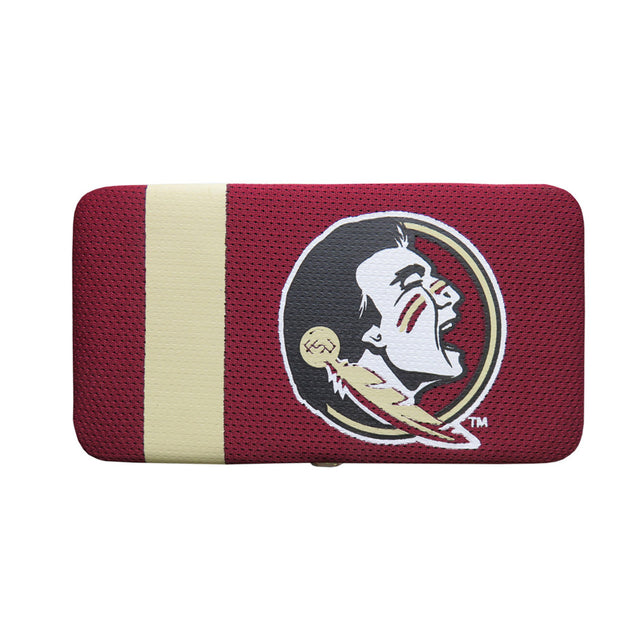 Cartera de malla con diseño de concha de los Florida State Seminoles