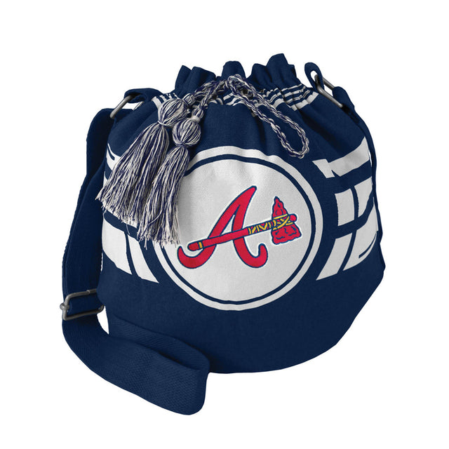 Bolsa de los Atlanta Braves con cordón estilo cubo