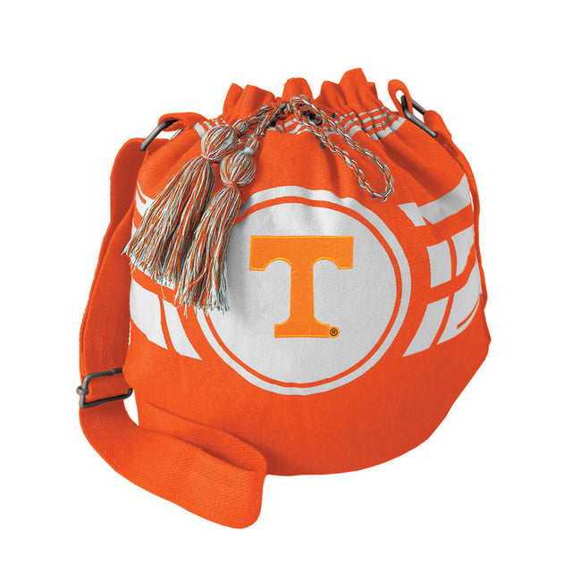 Bolsa con cordón estilo cubo de los Tennessee Volunteers con diseño ondulado