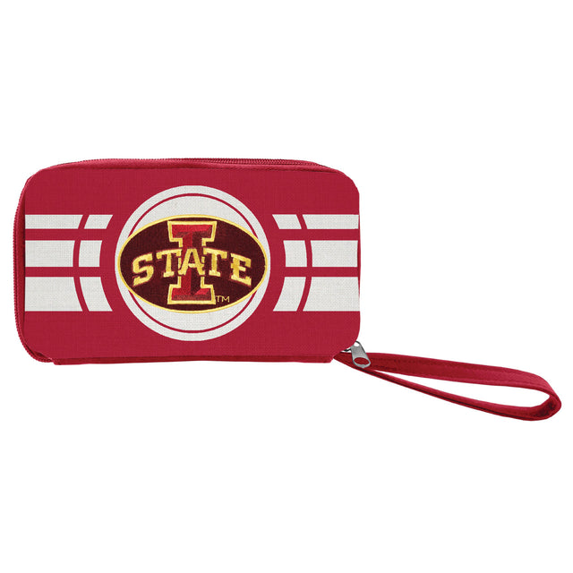 Cartera con cremallera Ripple de los Iowa State Cyclones