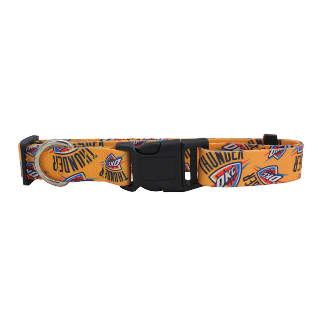 Oklahoma City Thunder Pet Collar Size M