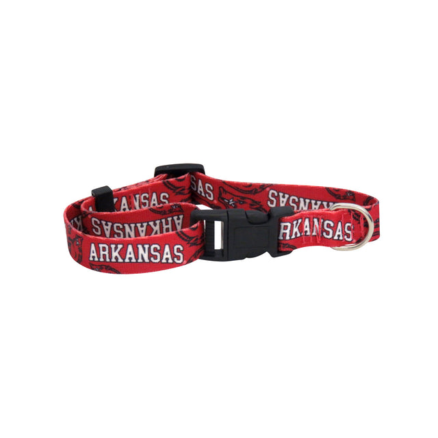 Collar para mascotas de Arkansas Razorbacks, talla S